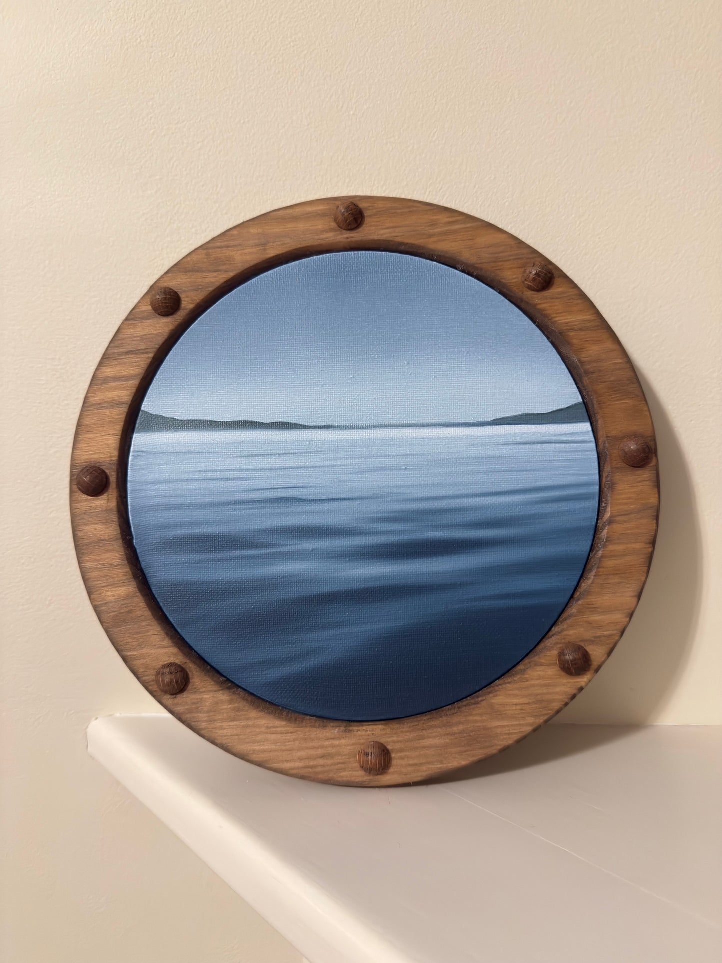 Porthole Waterscape Painting