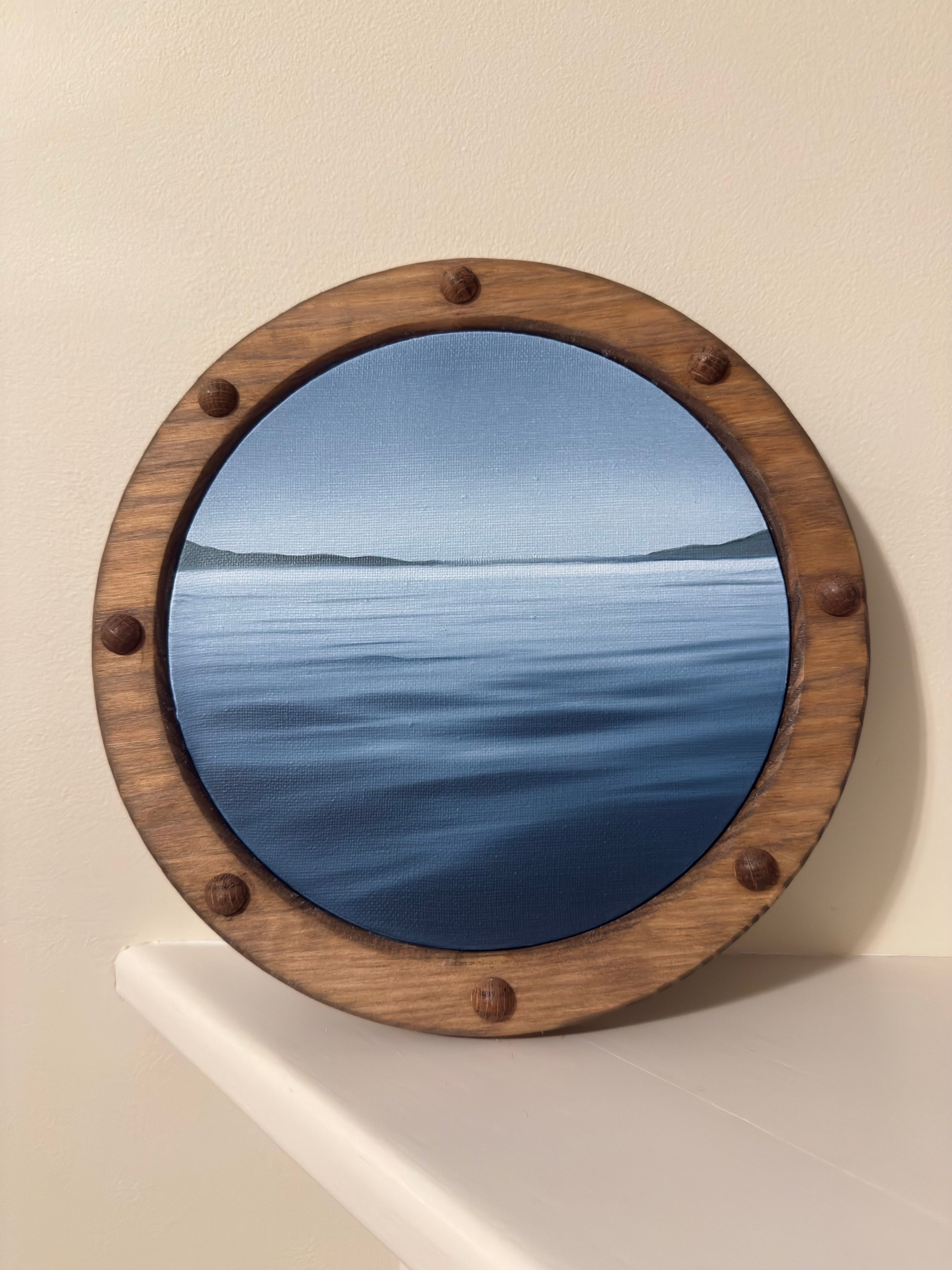 Porthole Waterscape Painting